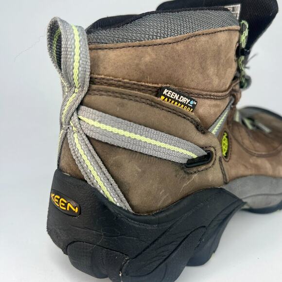 Keen Targhee II Mid Waterproof Hiking Boots Brown Black Men 9 - Picture 10 of 15